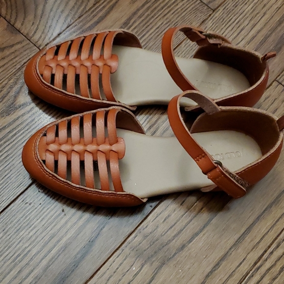 Faux Leather Huarache Flat - Picture 2 of 4